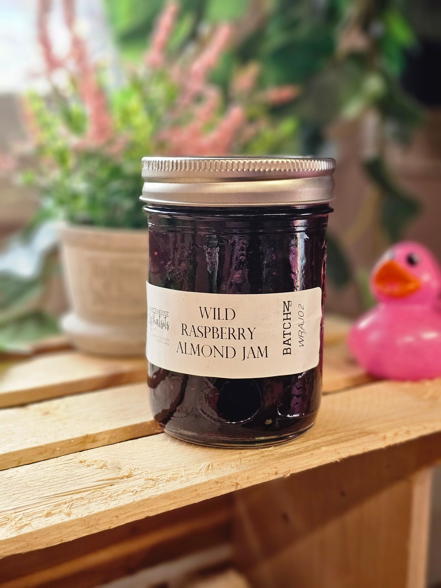 Wild Raspberry Almond Jam