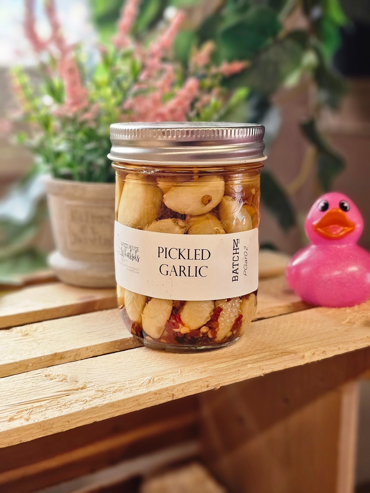 Pickled garlic