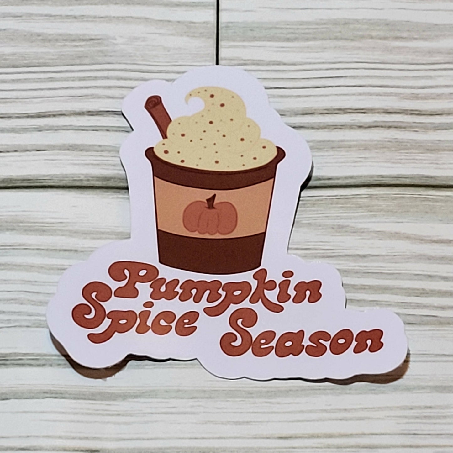 Pumkin spice season sticker