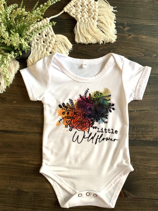 Little Wildflower Onesie