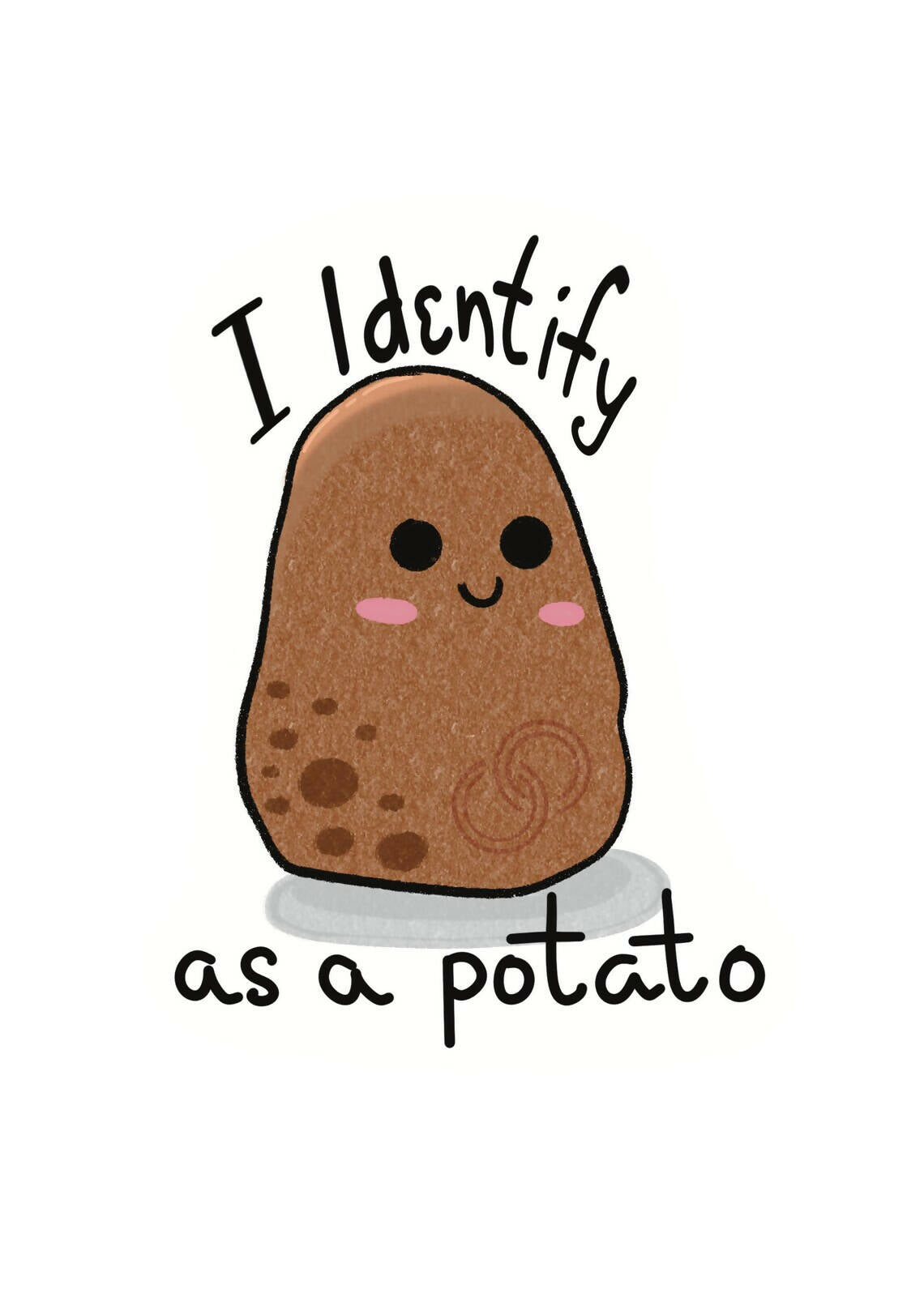 I identify as a potato sticker
