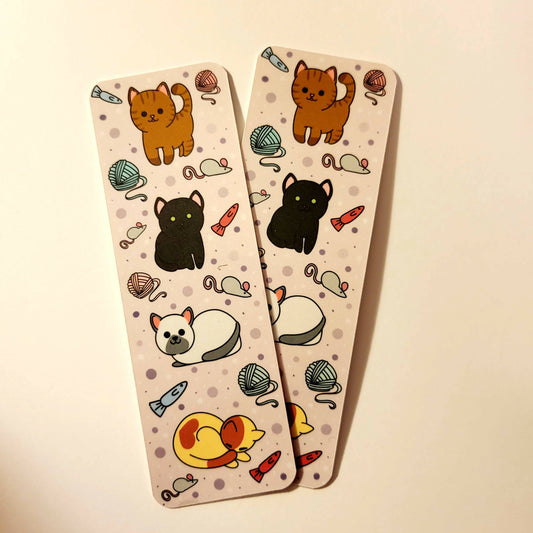Cute cat bookmark