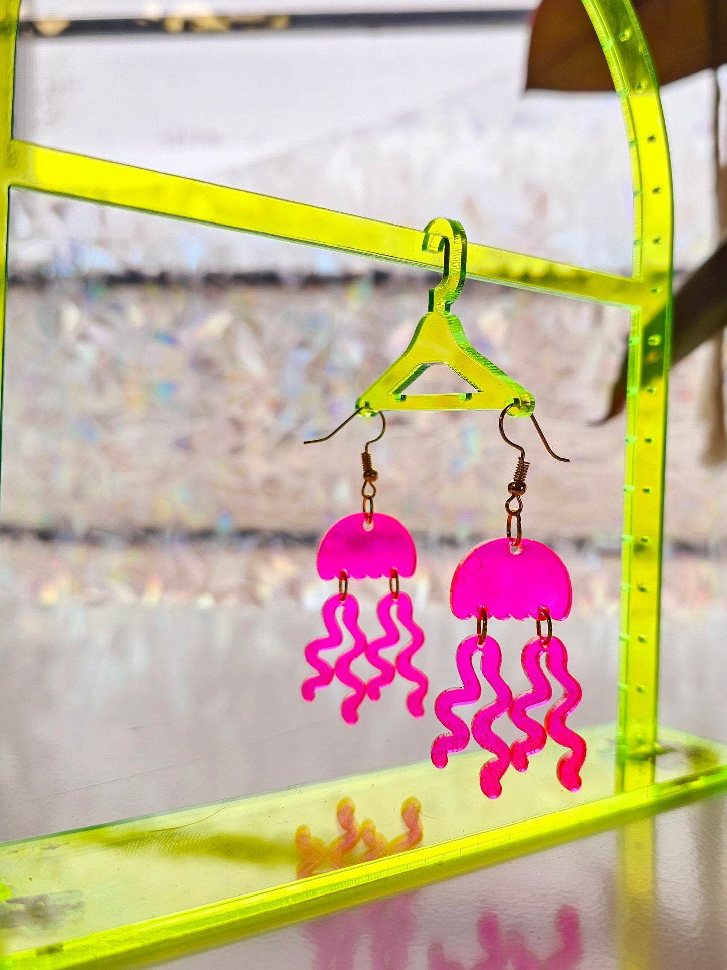 Fluoro Jelly earrings