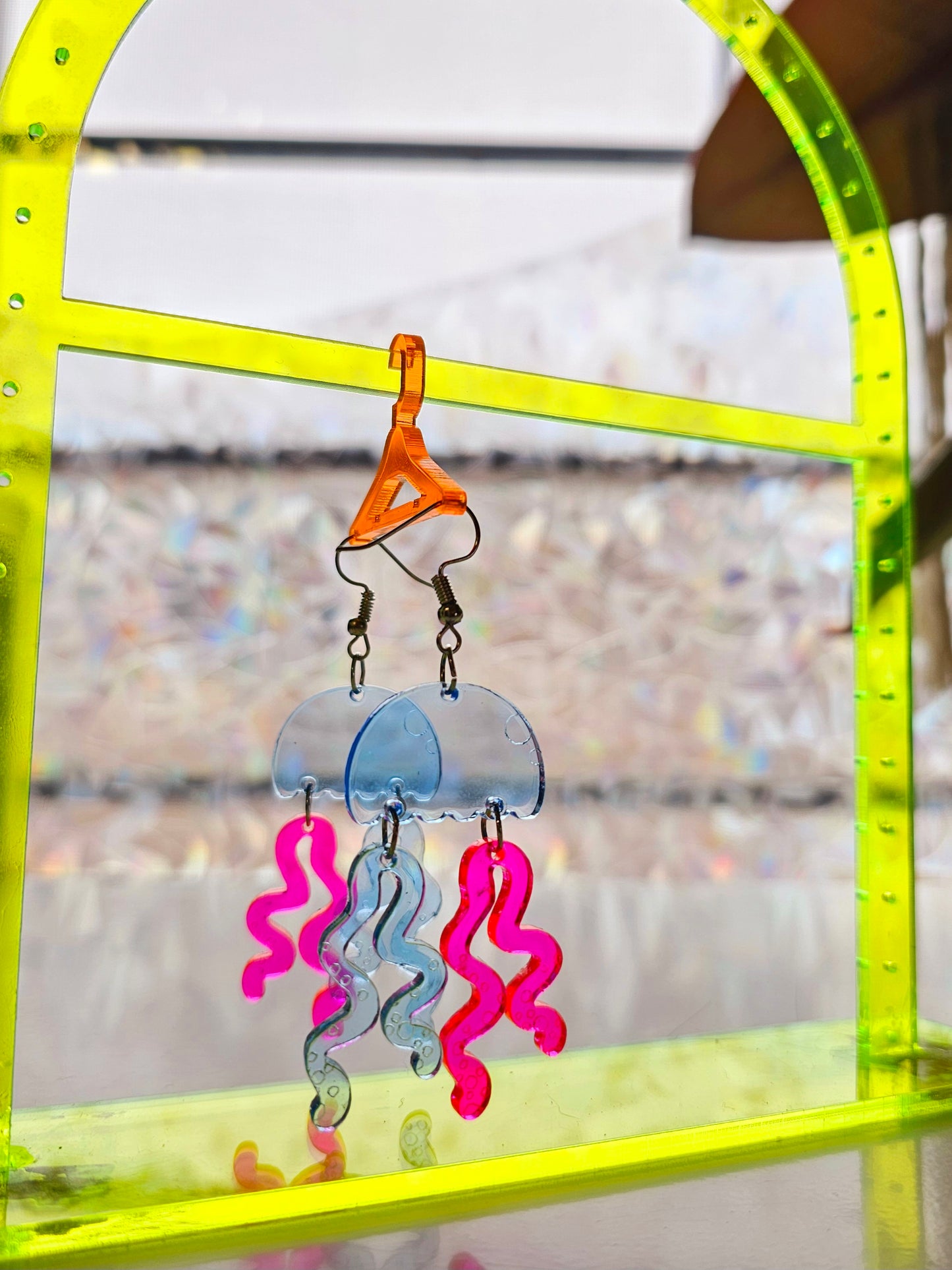 Fluoro Jelly earrings