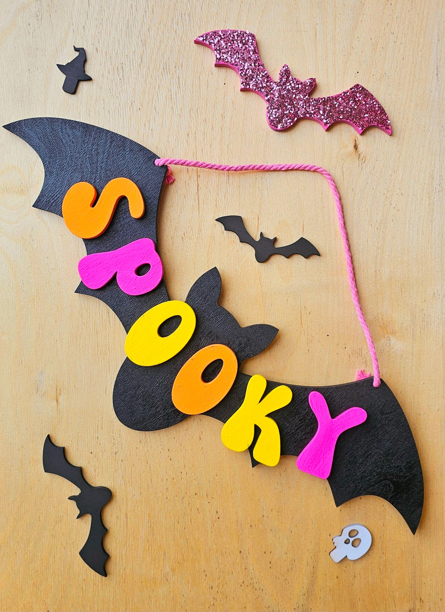 Retro Spooky Bat