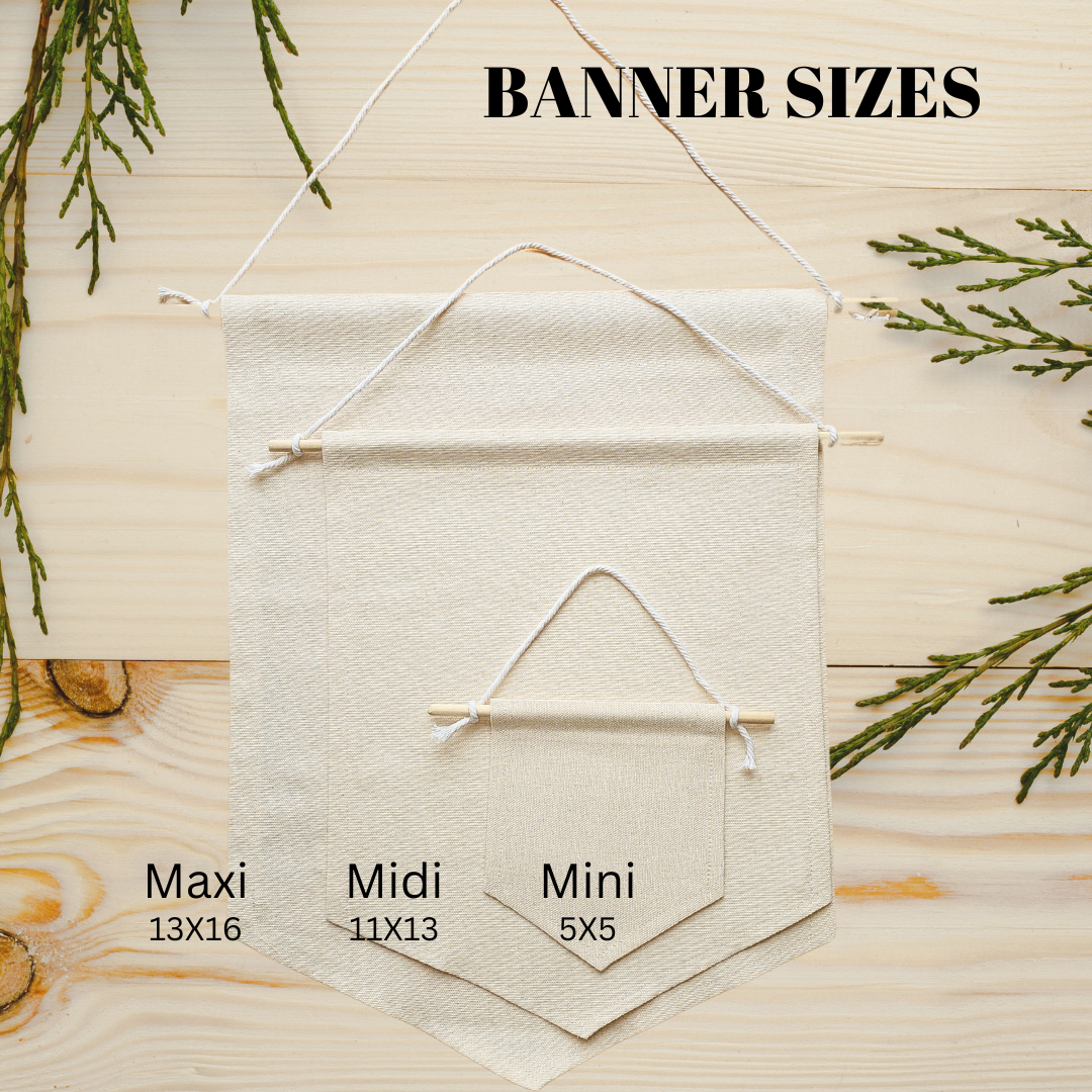 Wholesale mini banner ornaments