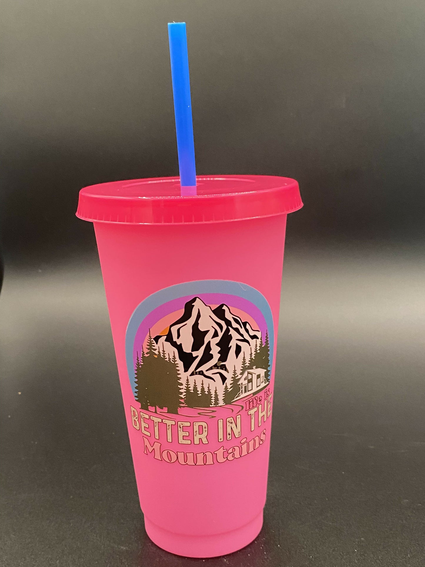 Colour changing cold cups