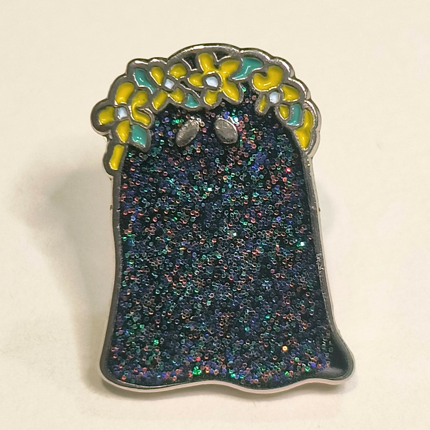 Ghostly Bloom Enamel Pins