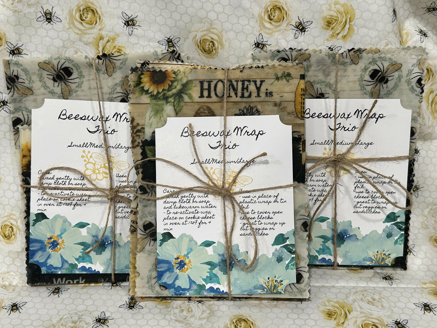 Beeswax Wrap Trio