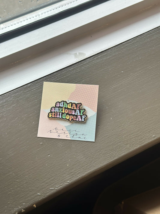 ADHD Enamel pins