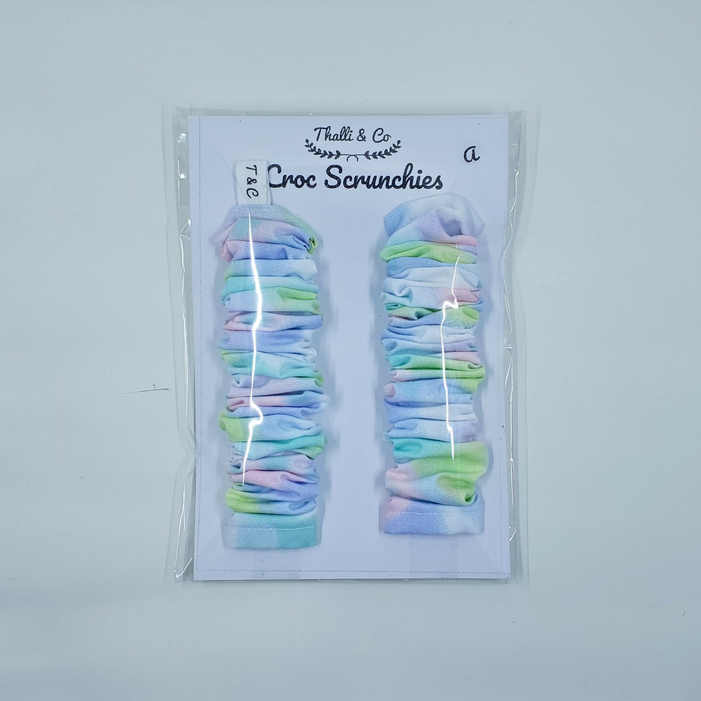 Adult Tiedye Croc Scrunchies