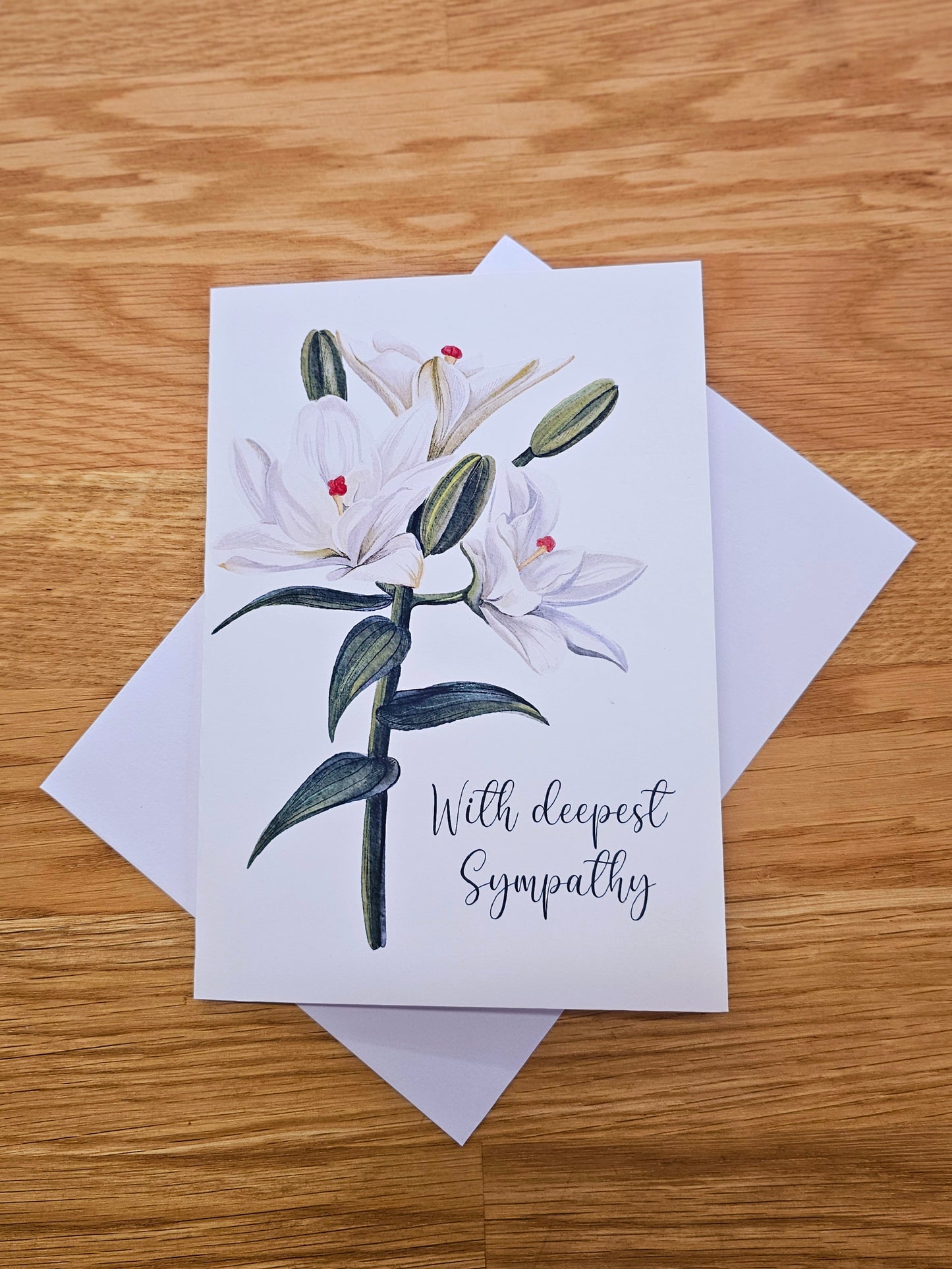 Sympathy greeting cards