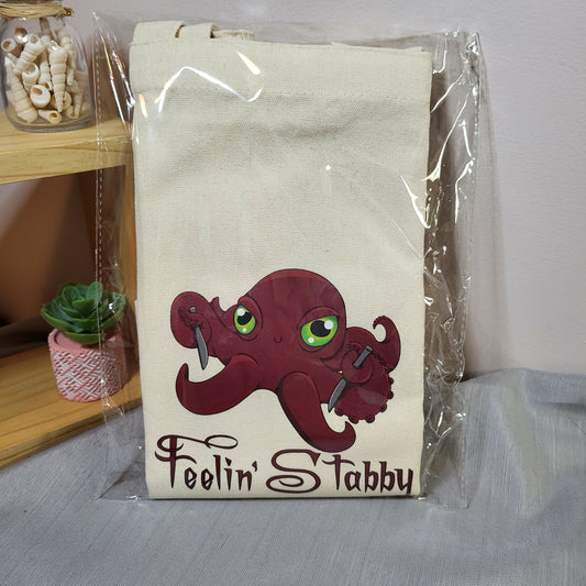 Feelin' Stabby Octopus tote bag