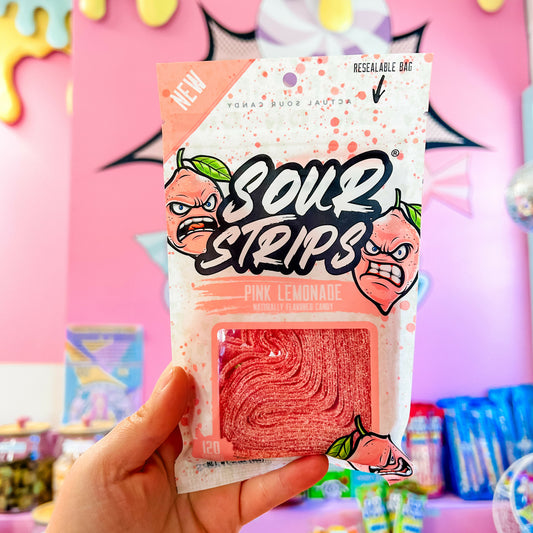 Sour Strips Pink Lemonade