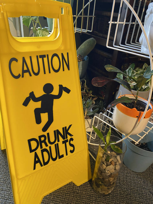 ADULT CAUTION SIGNS