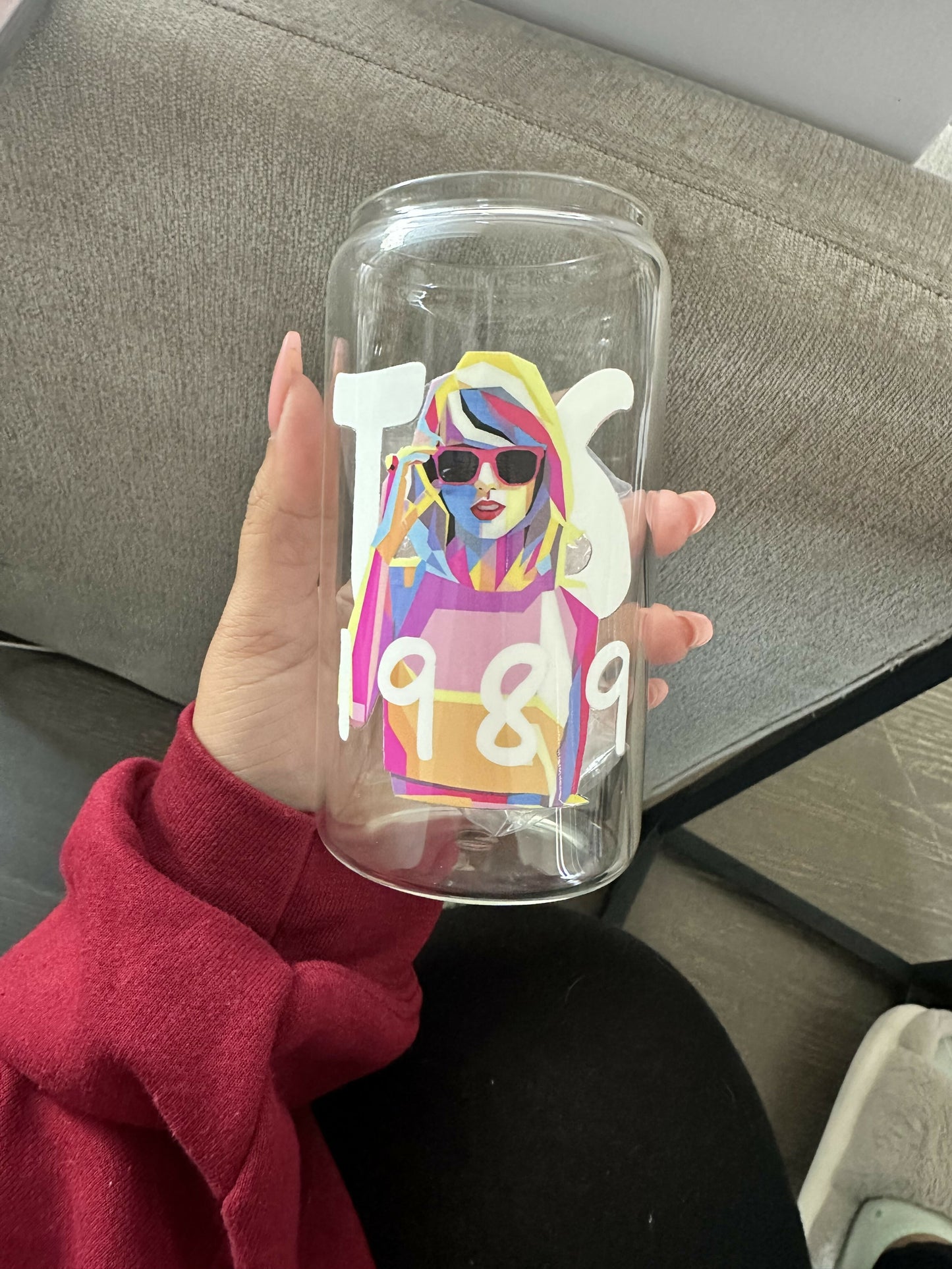 Taylor Swift 1989 can glass