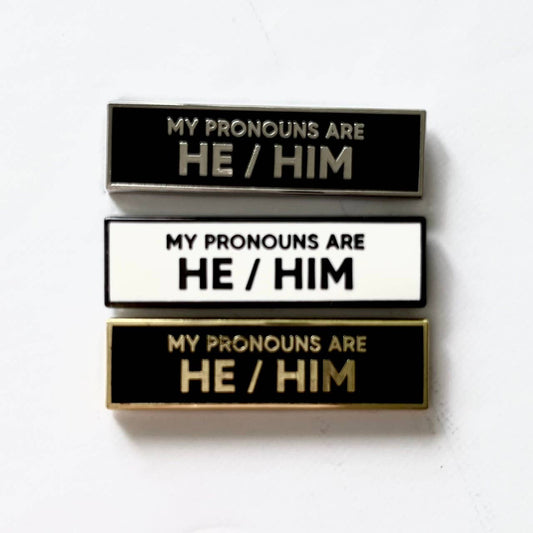 He Him Pronoun Pin