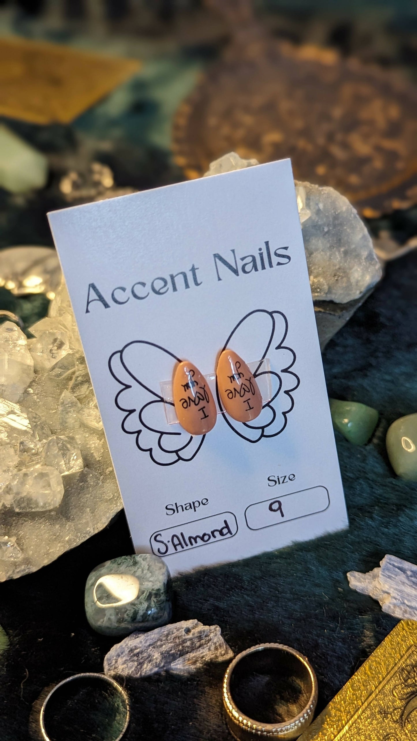 Accent Nails: I love you - Size 9