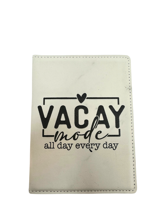 Vacay mode passport cover