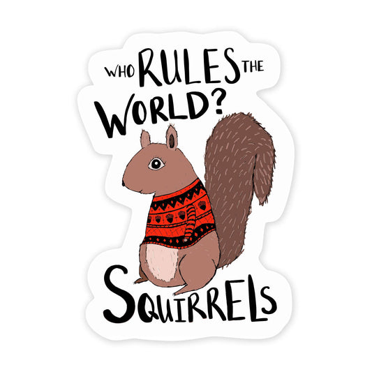 Squirrels 3 Inch Sticker