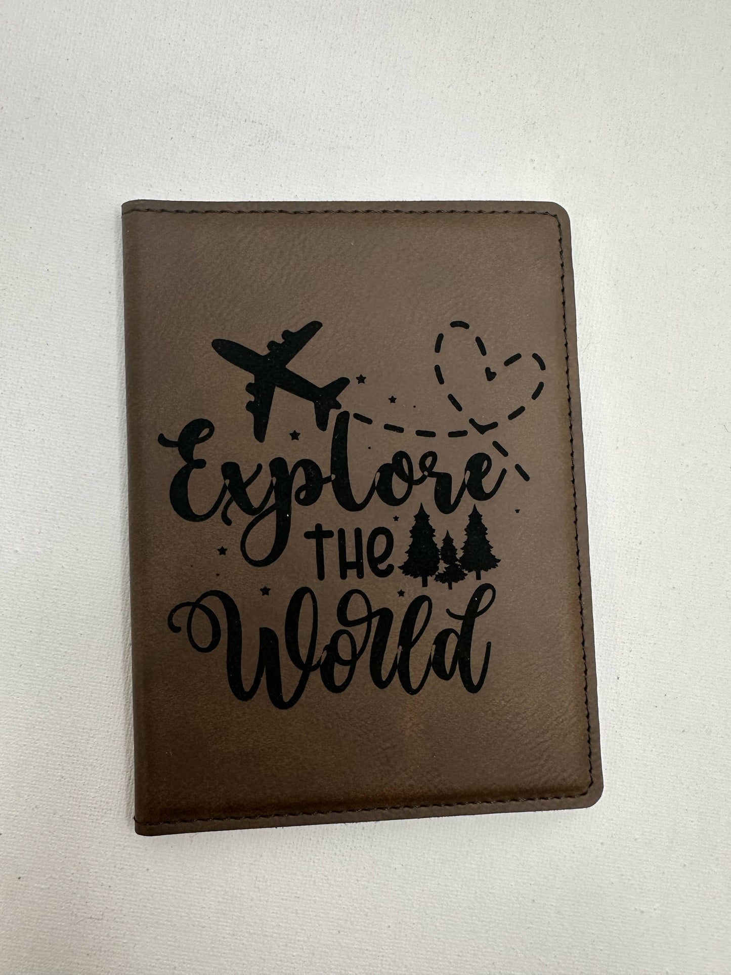 Explore the world passport cover