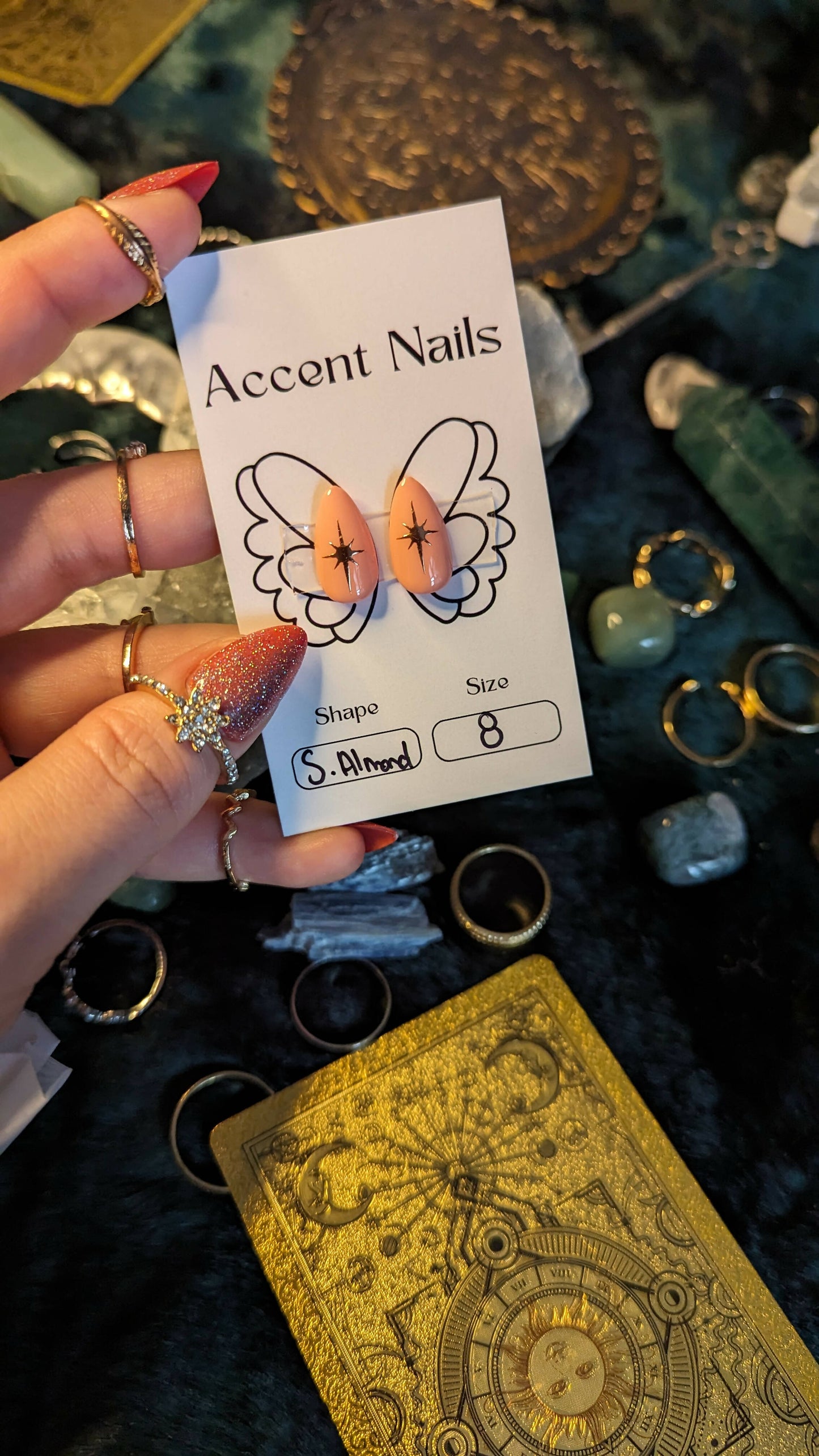Accent Nails: North Star - Size 8