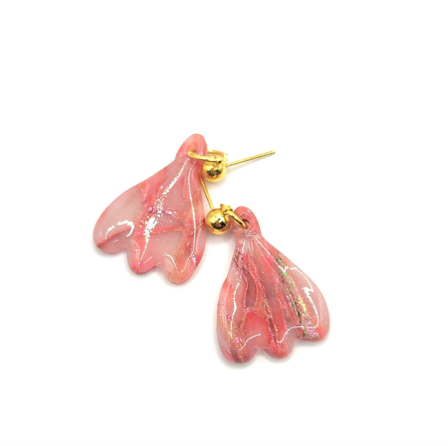 Sparkly Pink Dangles
