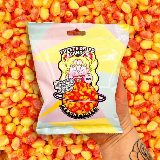Peachy Puffs | Freeze-Dried Candy