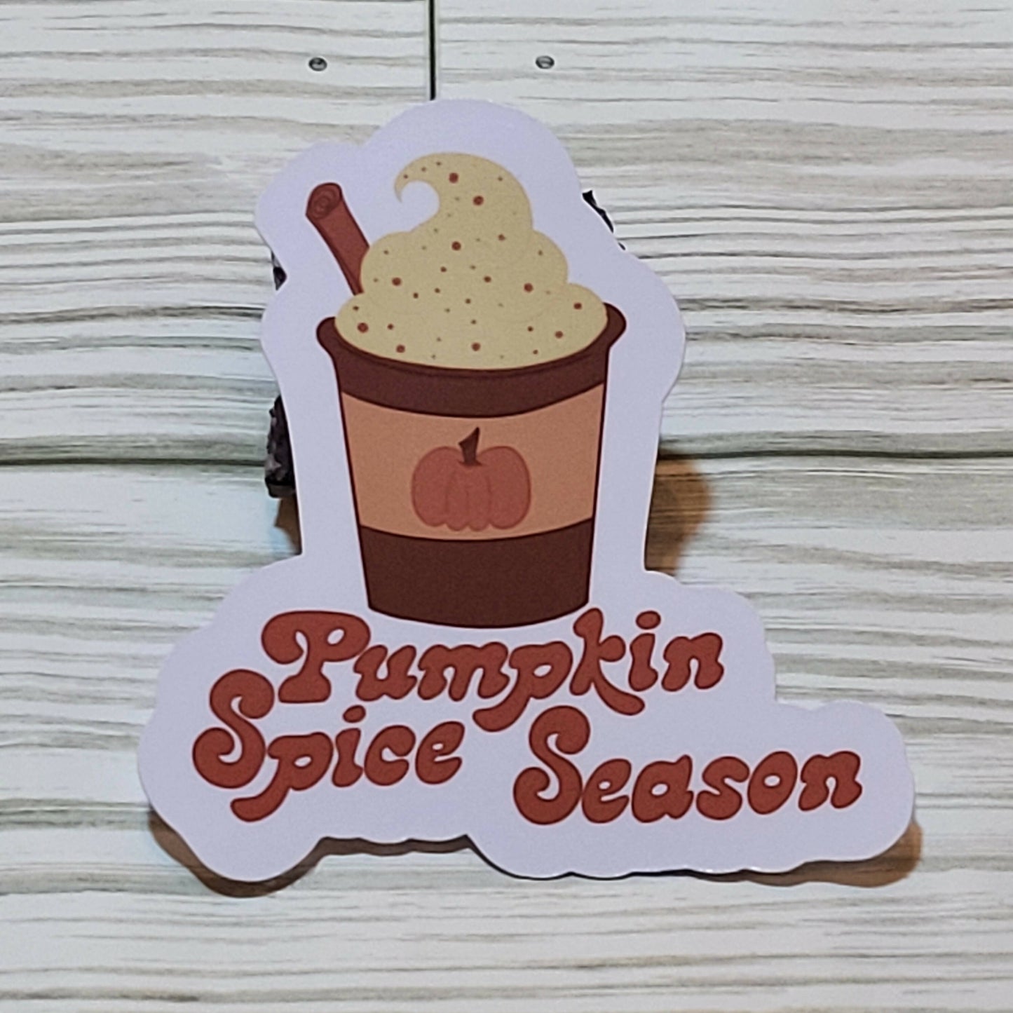 Pumkin spice season sticker