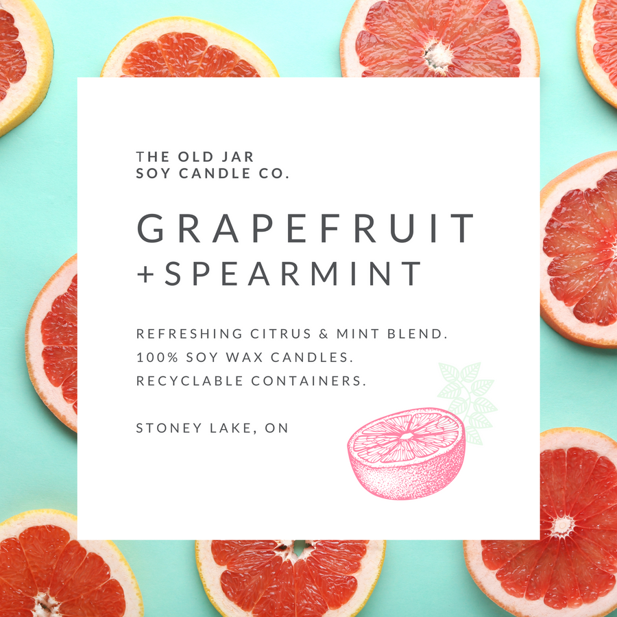 Grapefruit Spearmint-Old Jar candle co