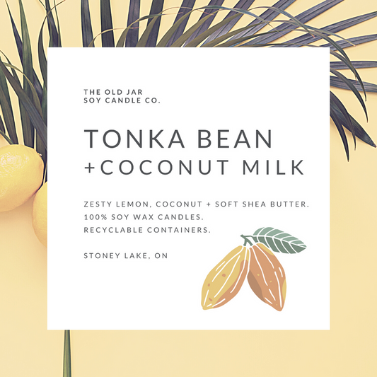 Tonka Bean + Coconut Milk Old jar candle co