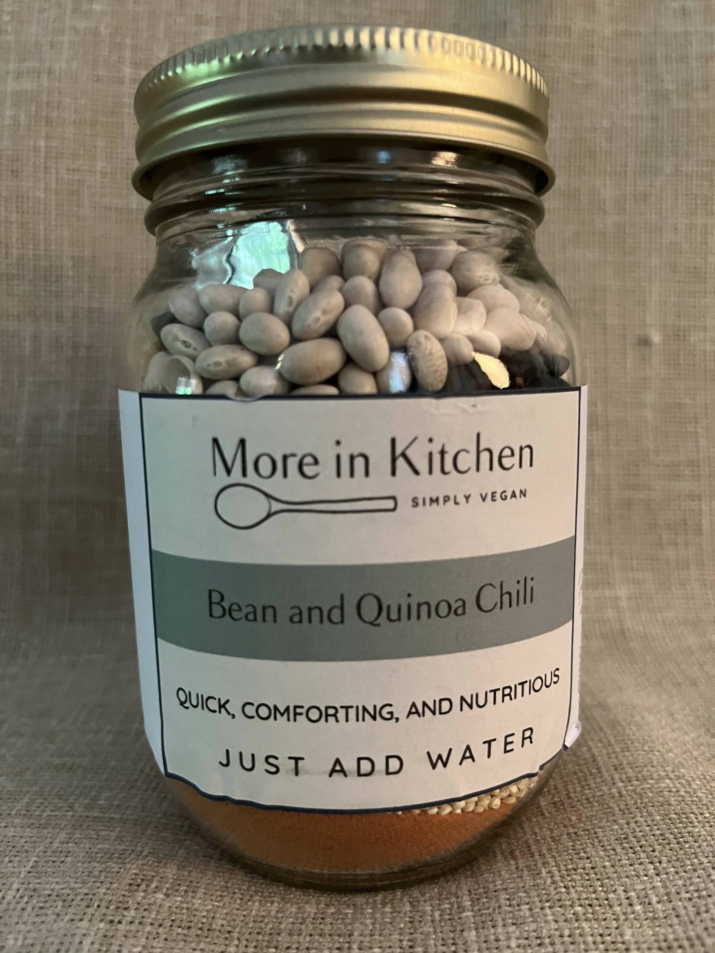 bean and quinoa chili front