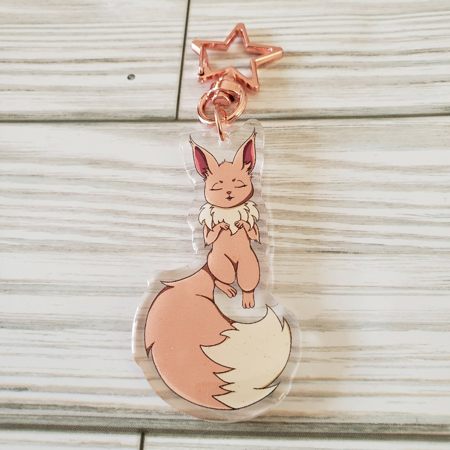 Brown Fox Keychain