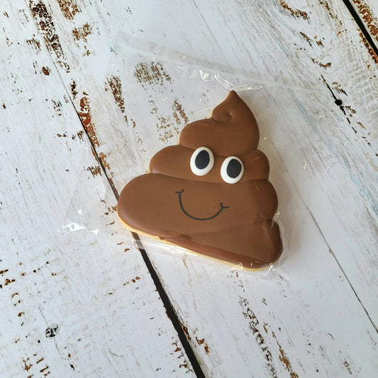 Poop Emoji Sugar Cookie