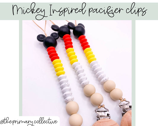 Mickey Pacifier Clip