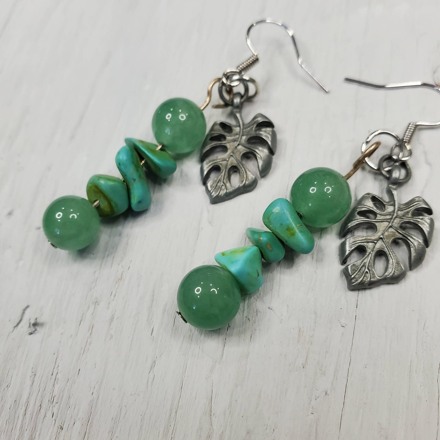 Monstera Earrings