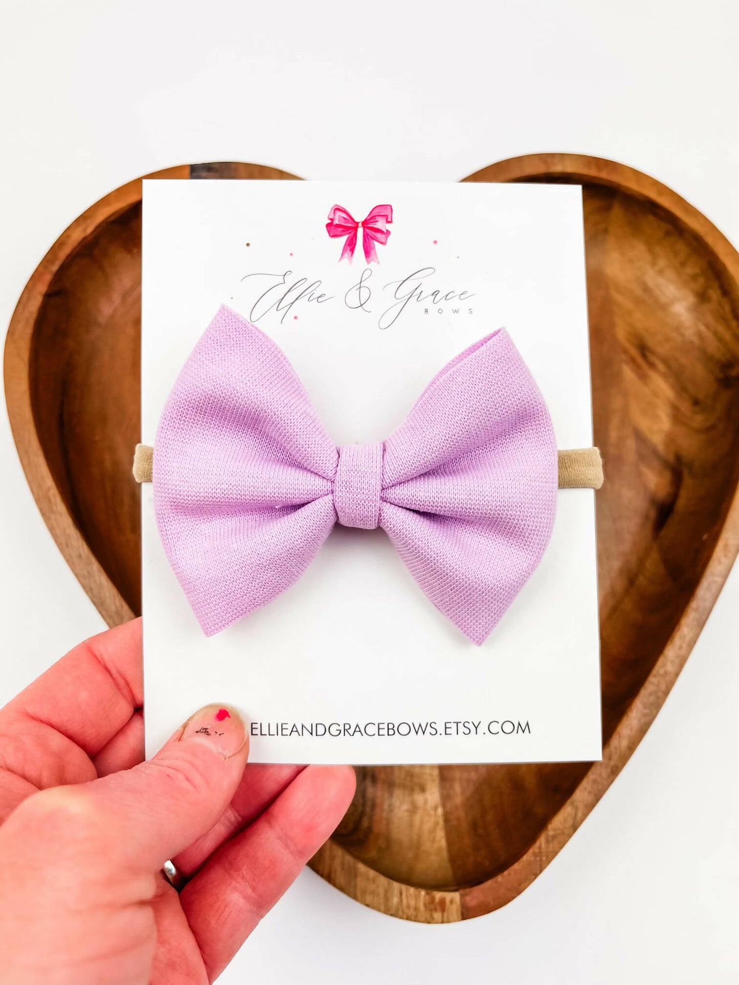 Purple Classic Bow