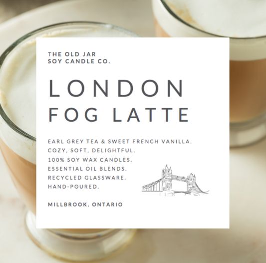 London Fog Latte-Old Jar candle co
