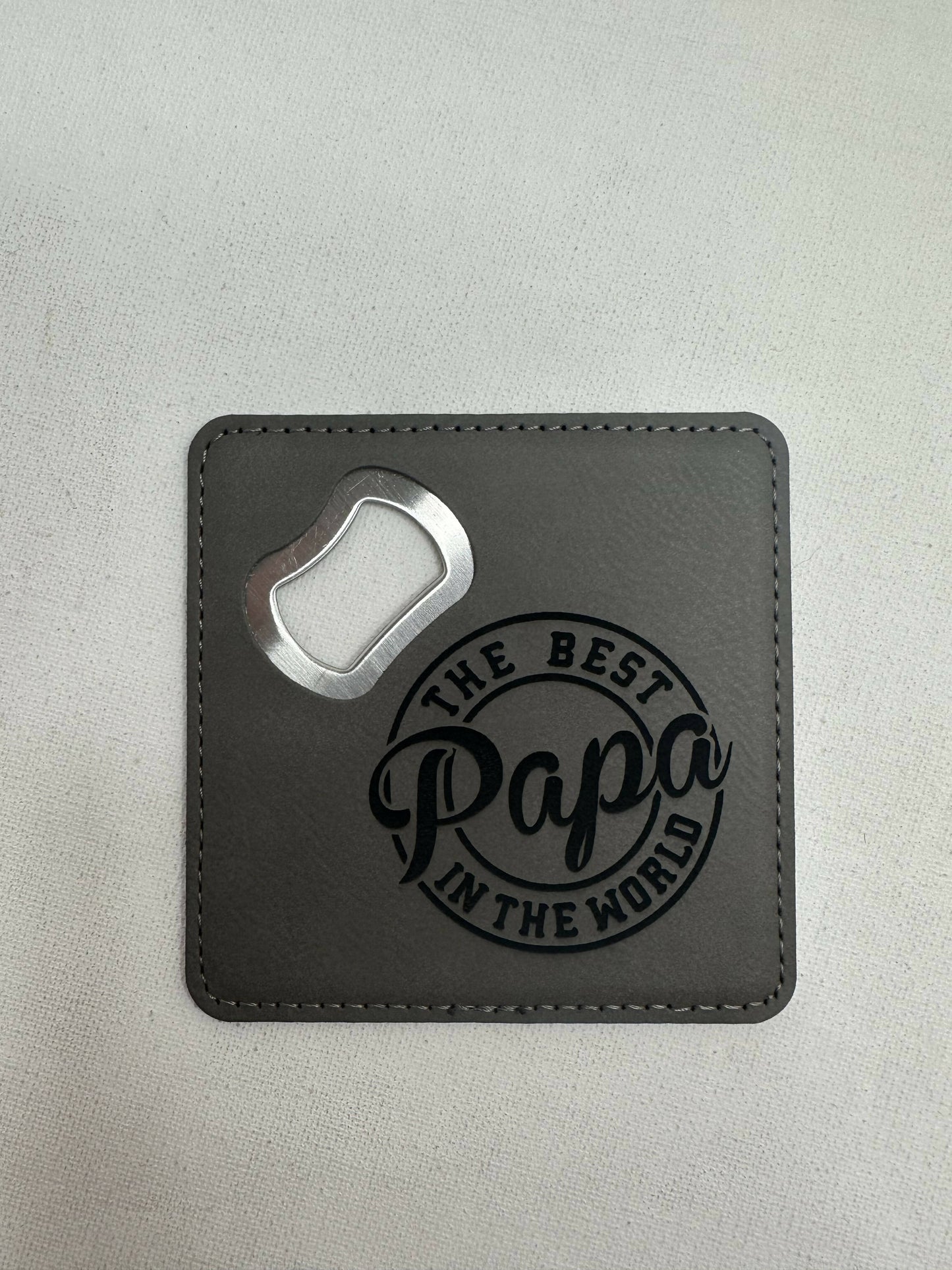 Best papa in the world coaster