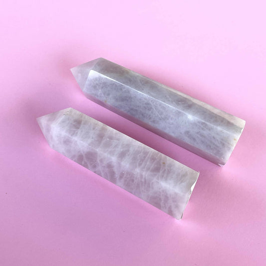 Lavender Rose Quartz (Tower -Medium)