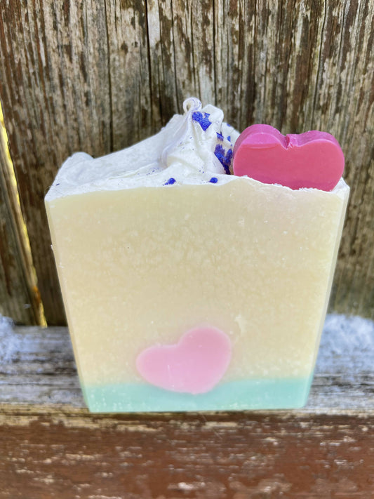 Lilac love soap.