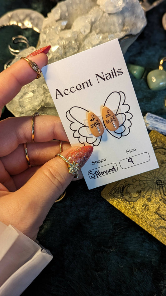 Accent Nails: I love you - Size 9