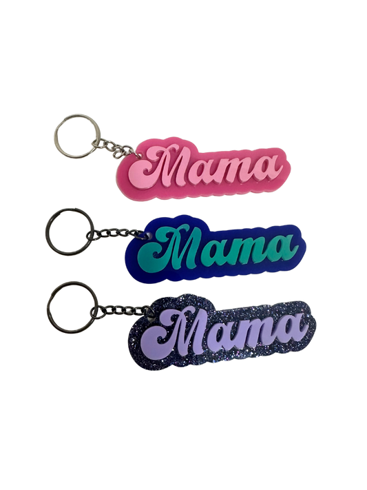 Mama Acrylic Keychain