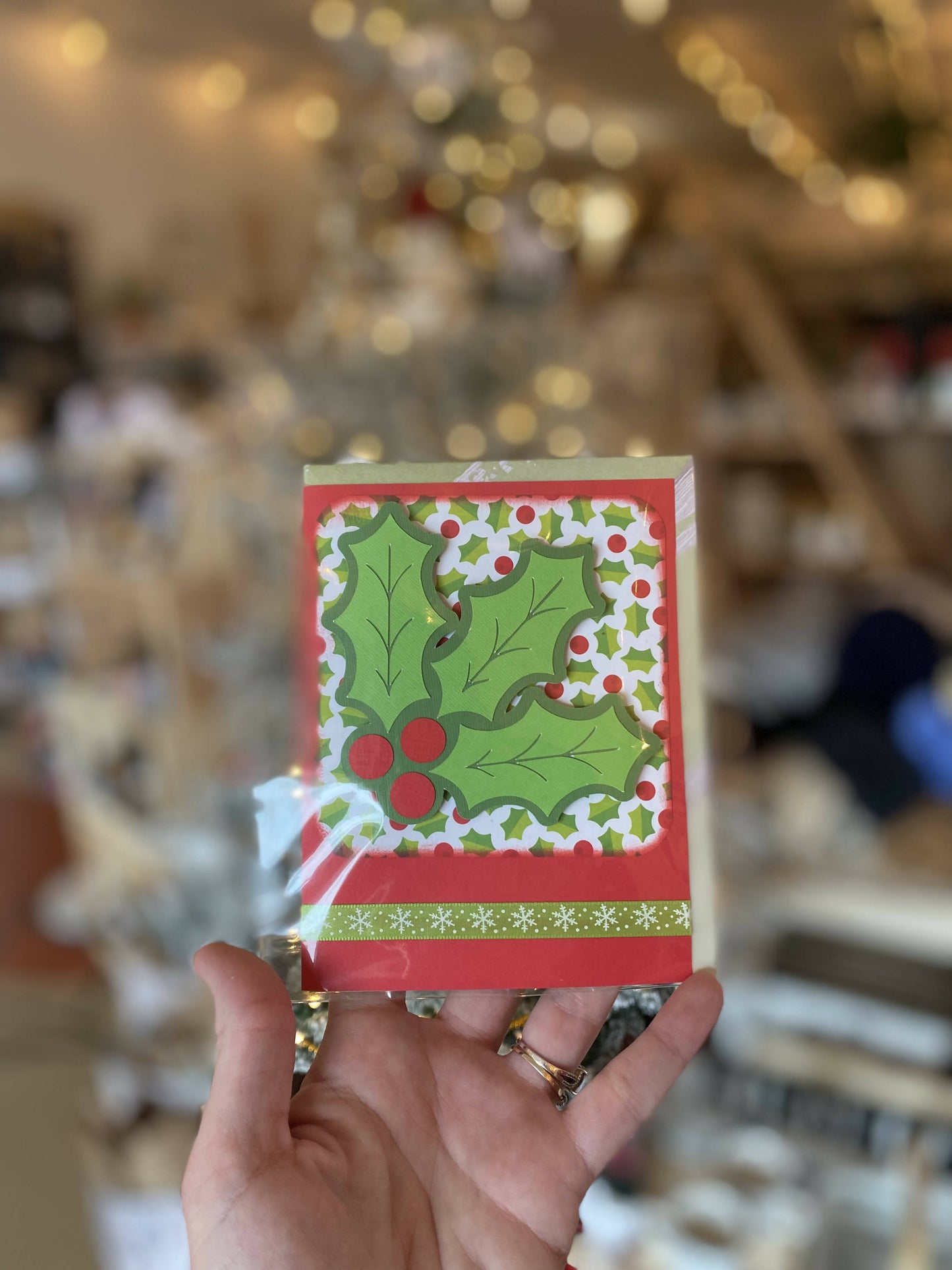 Snowflake Fox Christmas Cards