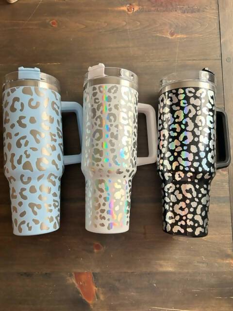 40 oz Leopard Tumblers (ALL COLOURS)