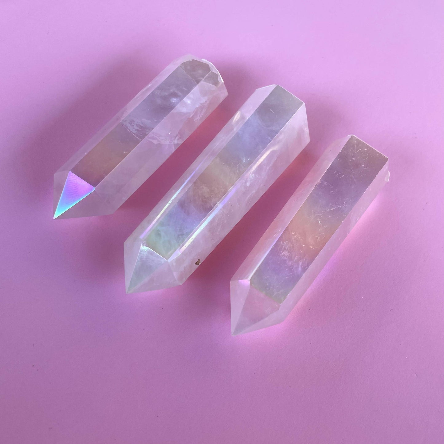 Aura Rose Quartz (Medium Tower)