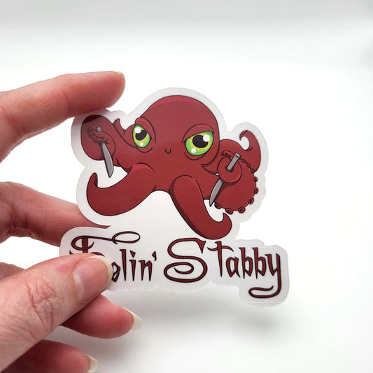 Fellin stabby octopus sticker